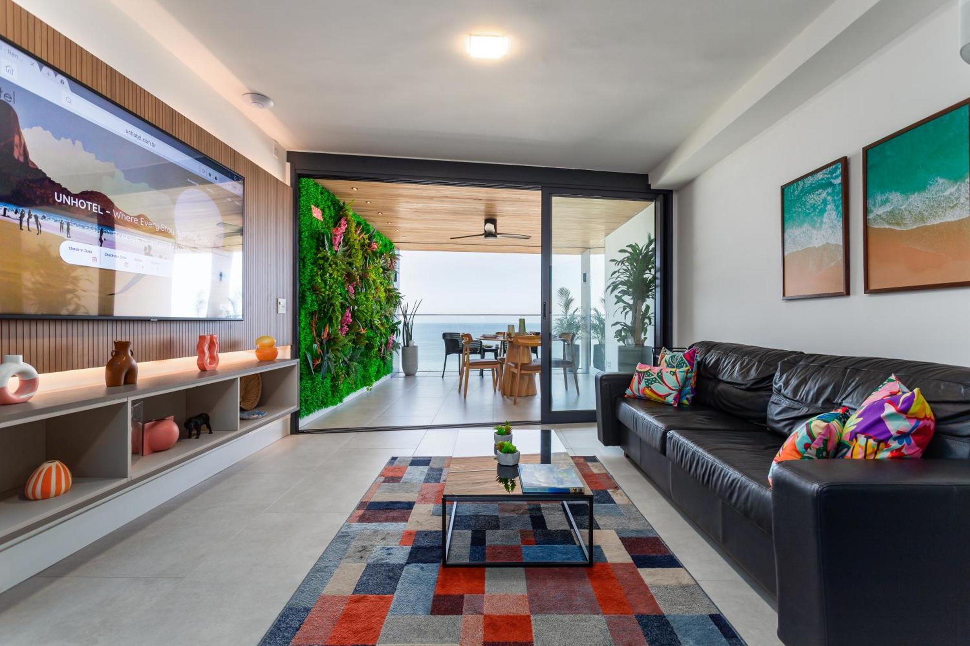 公寓 Unhotel - Luxuosos Na Atlantica A Beira-mar, Copacabana