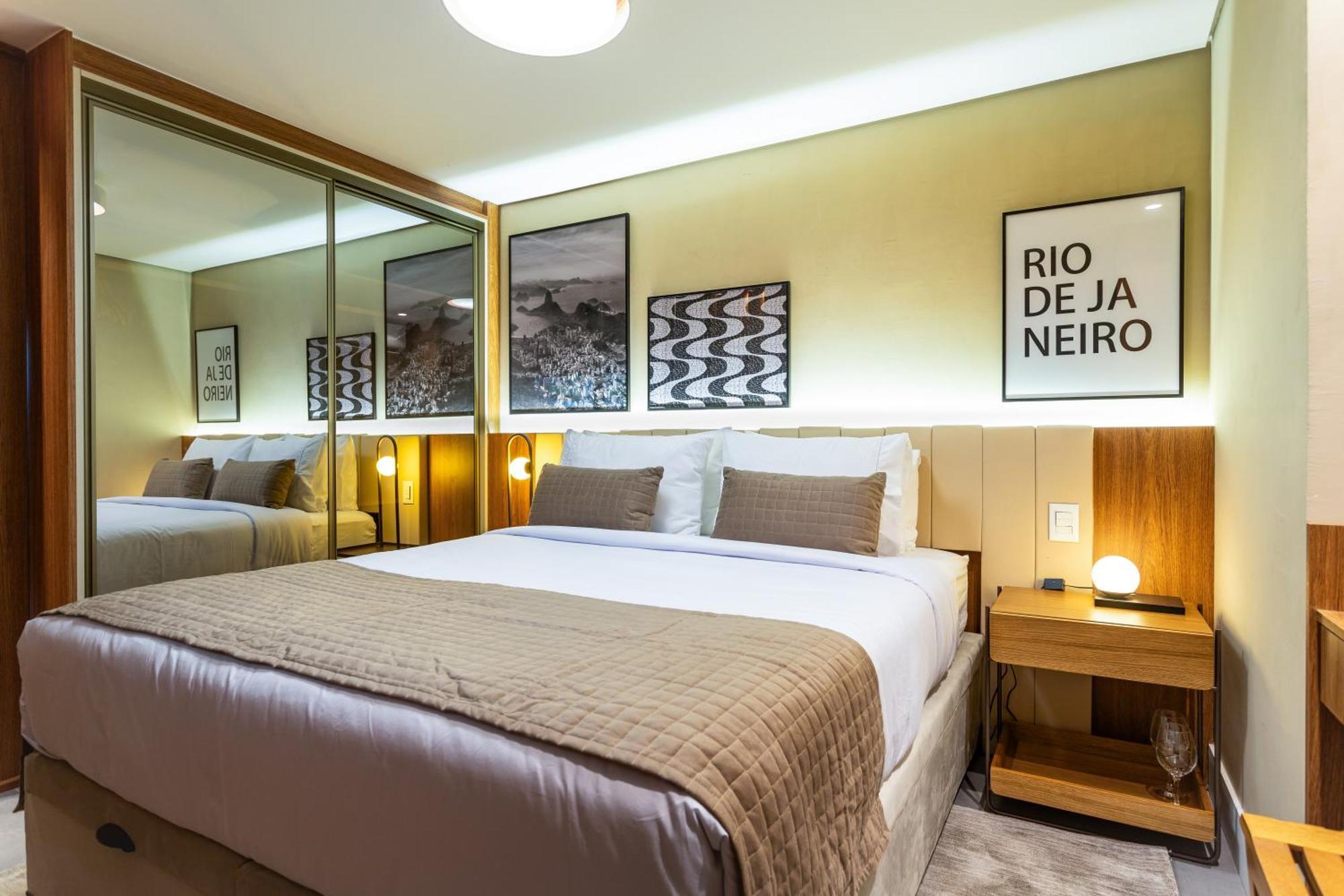 公寓 Unhotel - Luxuosos Na Atlantica A Beira-mar, Copacabana