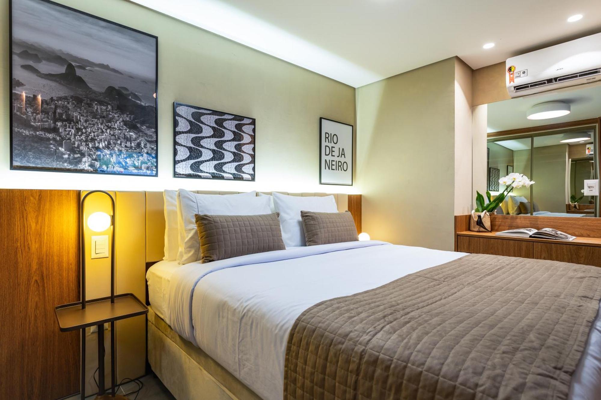 公寓 Unhotel - Luxuosos Na Atlantica A Beira-mar, Copacabana *