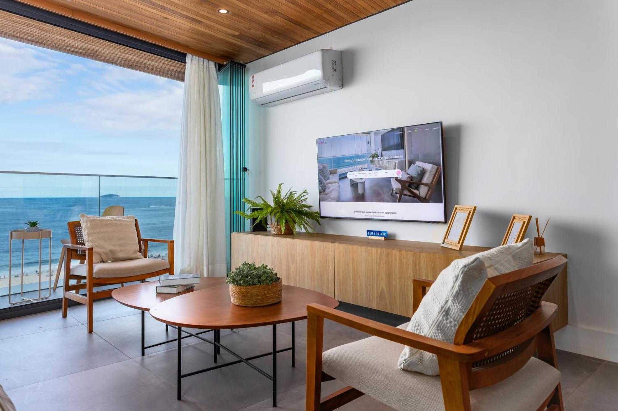 公寓 Unhotel - Luxuosos Na Atlantica A Beira-mar, Copacabana *