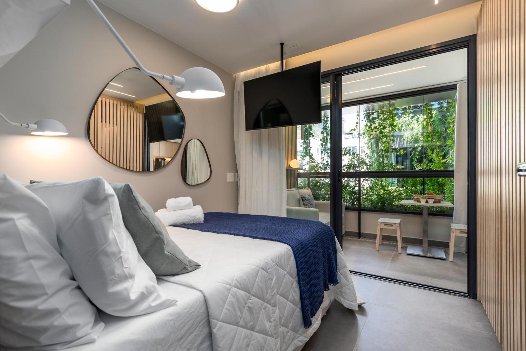 Unhotel - Luxuosos Na Atlantica A Beira-mar, Copacabana Apartment