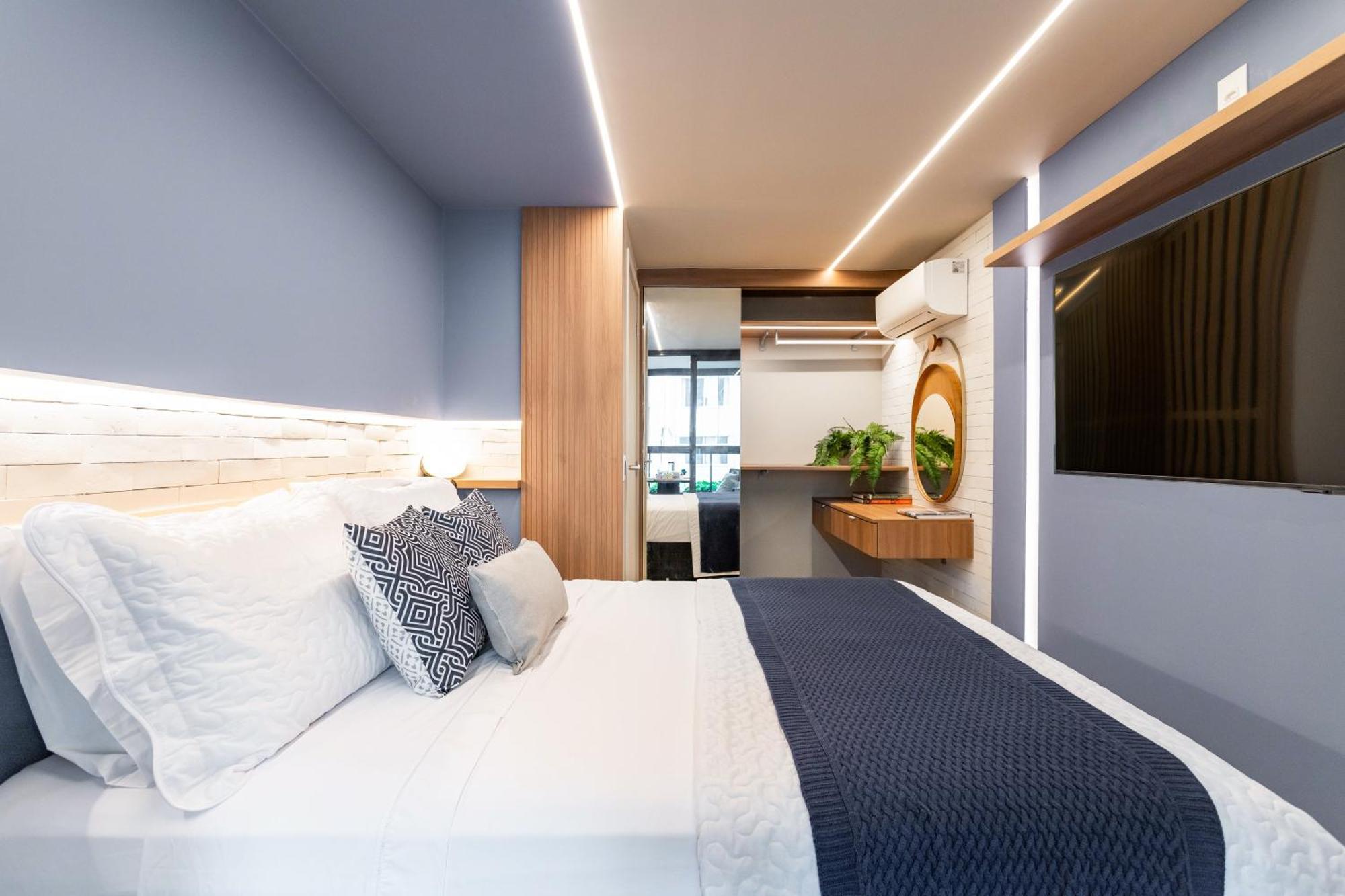 Unhotel - Luxuosos Na Atlantica A Beira-mar, Copacabana Apartment
