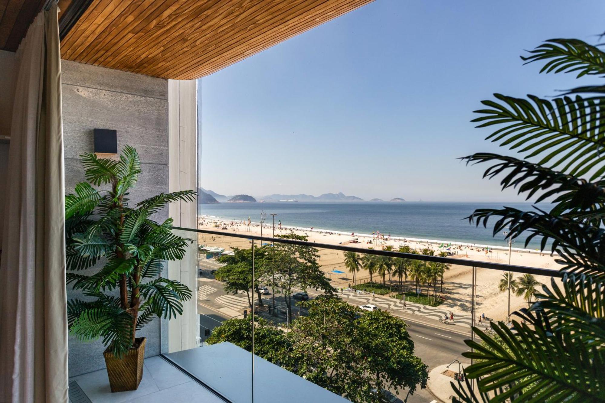 Unhotel - Luxuosos Na Atlantica A Beira-mar, Copacabana Apartment