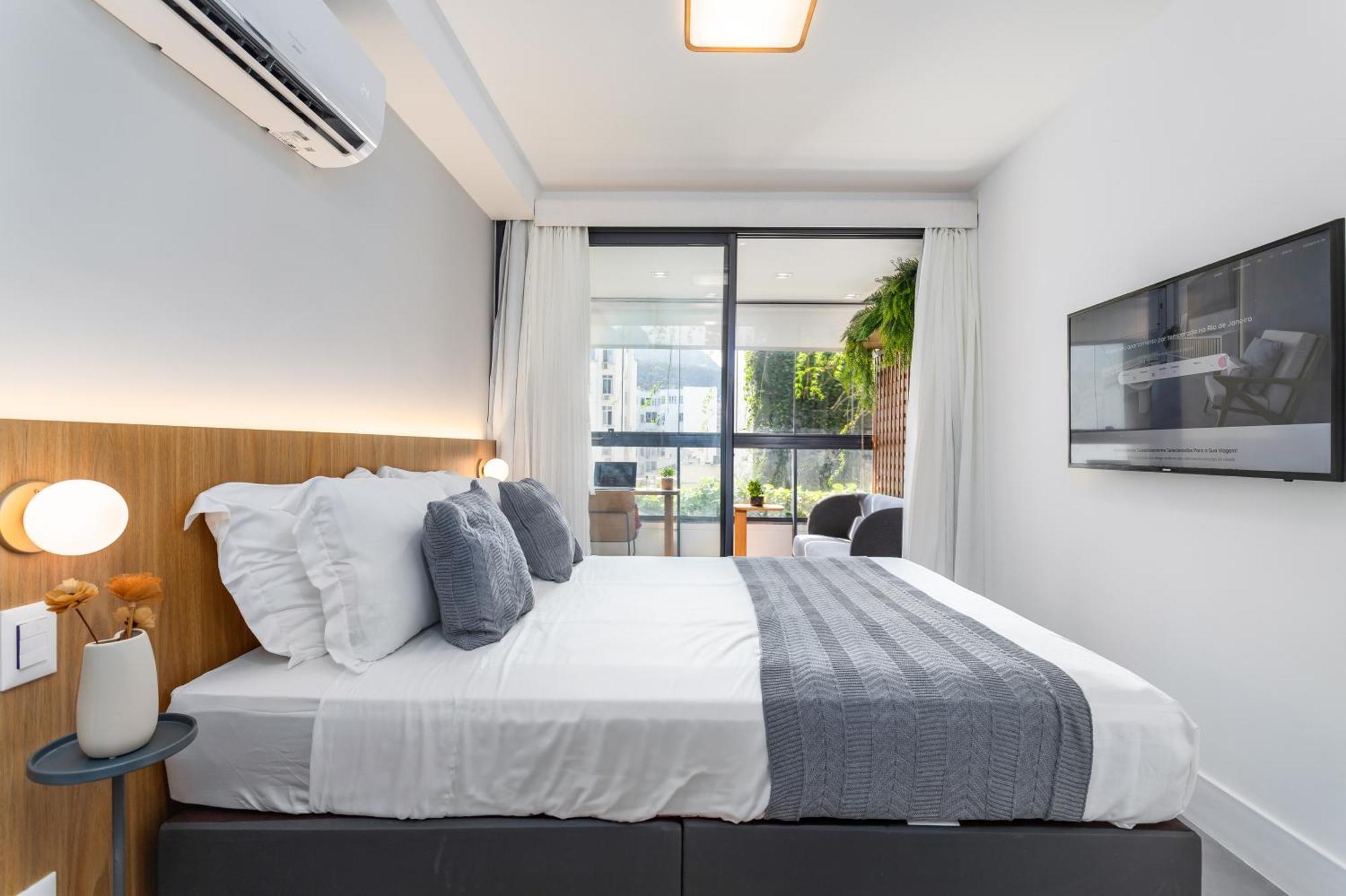 Unhotel - Luxuosos Na Atlantica A Beira-mar, Copacabana Apartment